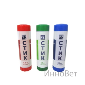 Тубмаркер-карандаш синий, красный, зеленый, DOCTOR VIC, 60 мл