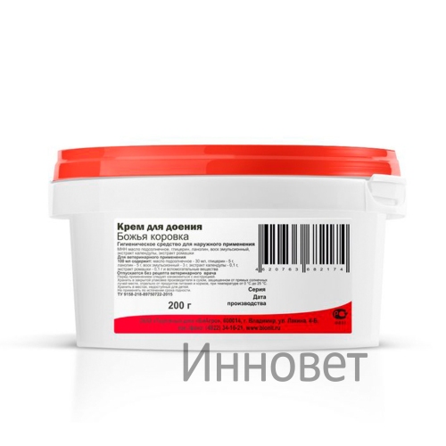 Крем для доения «Божья коровка», 500 г