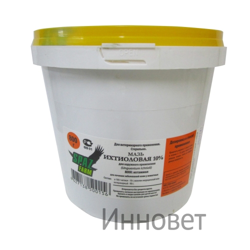 Мазь ихтиоловая 10% (Unguentum Ichtyoli 10%) для наружного применения, 800 г