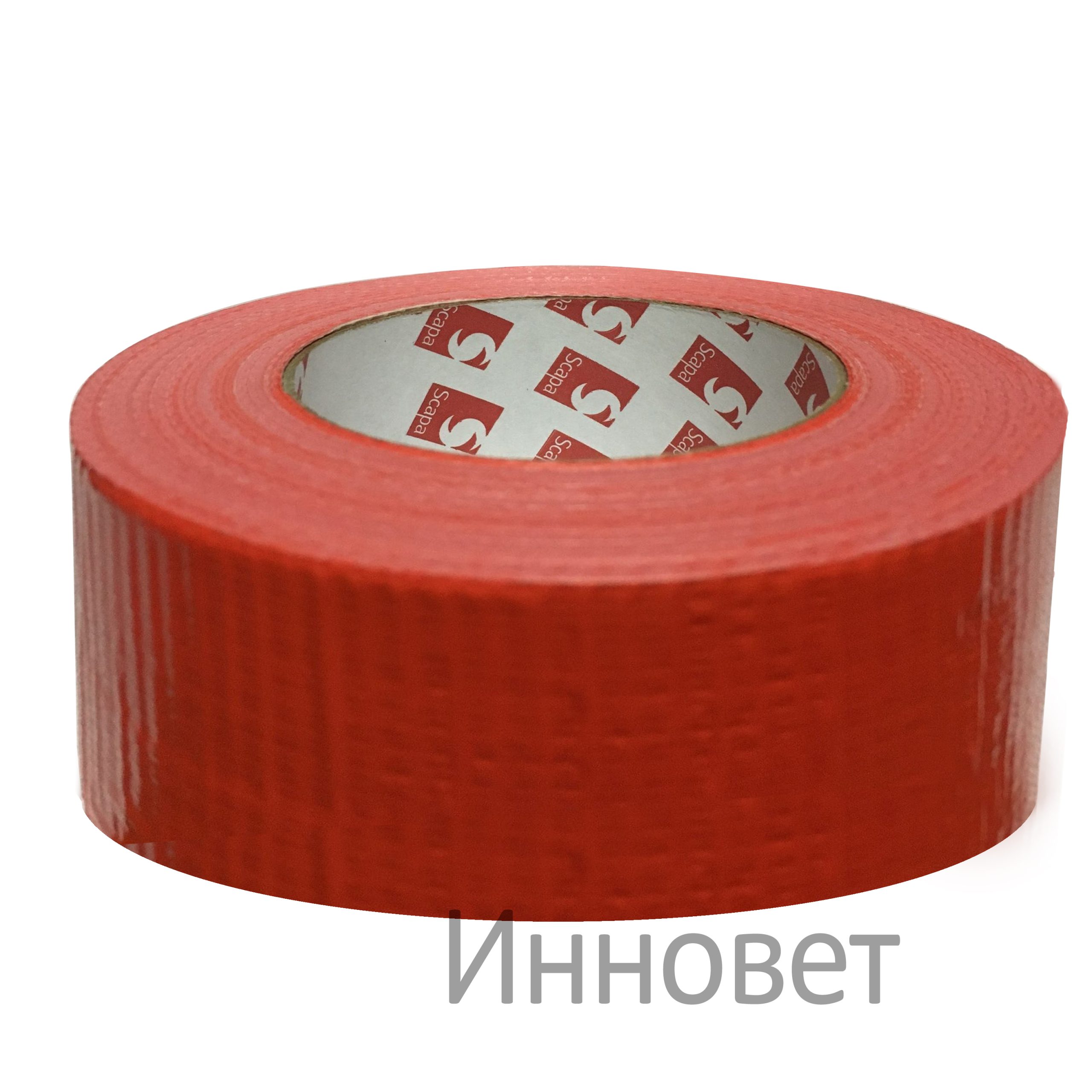 Тканевая лента 50мм*50м Red (красный скотч)